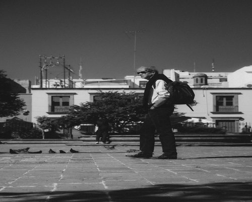 A pair of proper walking shoes suitable for urban transit in Mexico